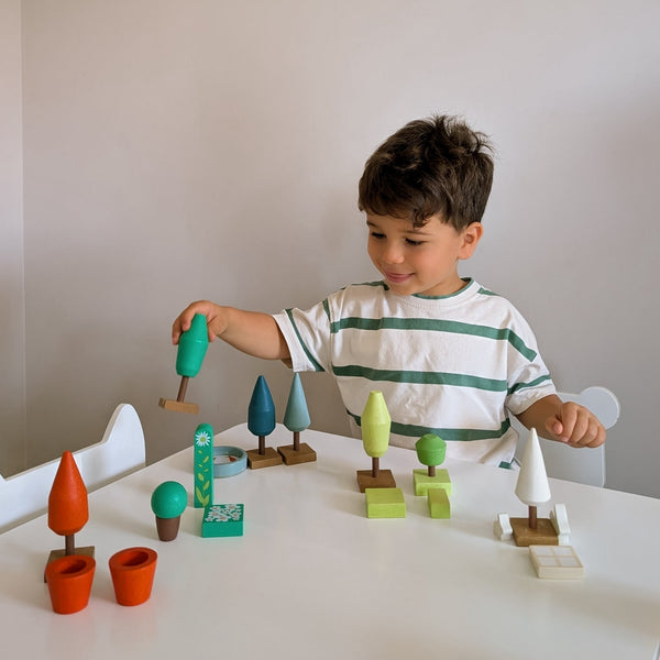 Eight Ways to Play with the Little Garden Designer Wooden Playset