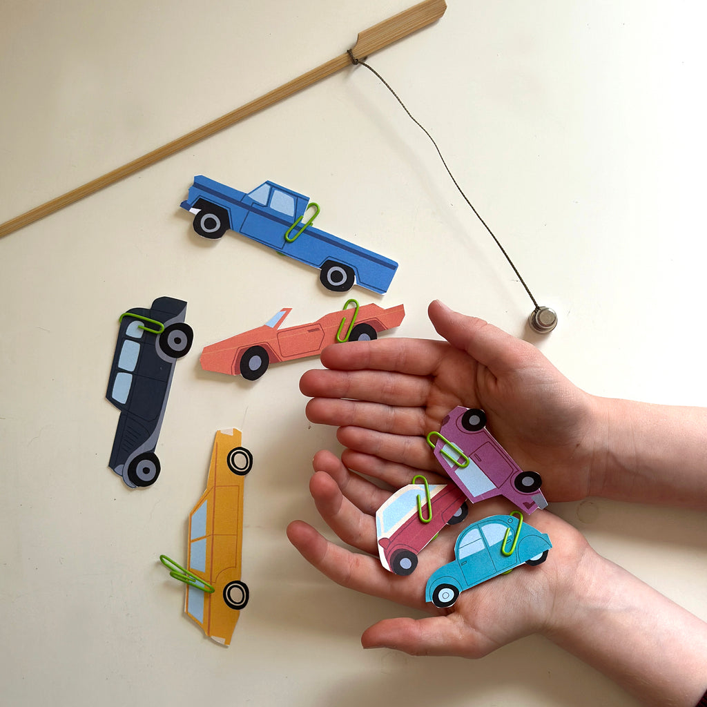 Reel in the Fun: A Free Printable Collecting Cars Game for Kids!