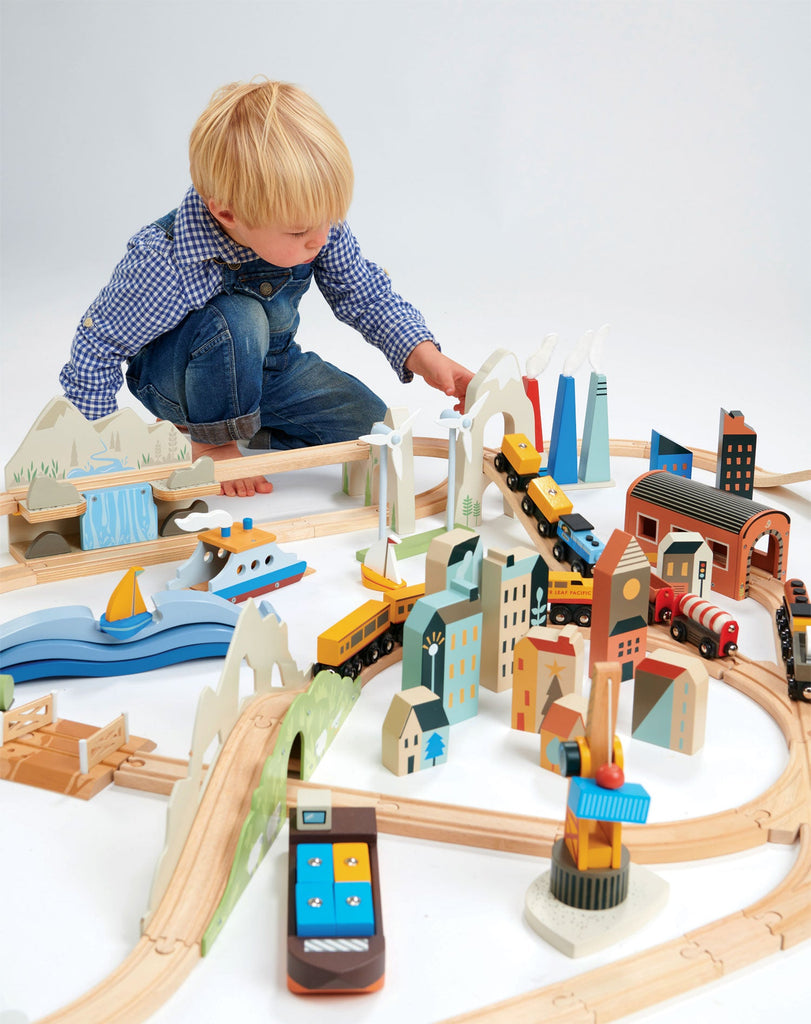 Why Wooden Train Sets Are Essential for Toddlers’ Growth