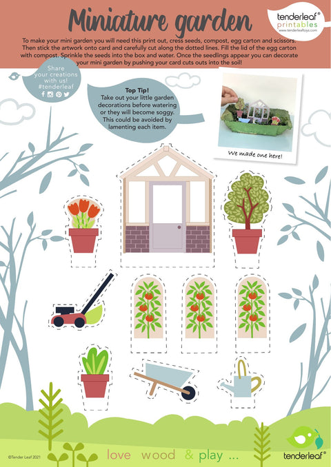 Greenhouse and Garden Set