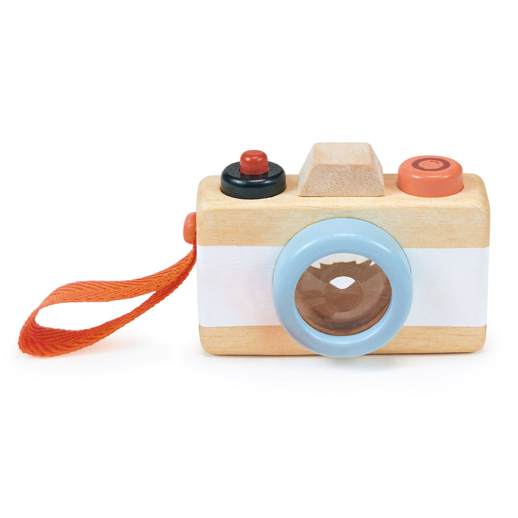 wooden camera toy