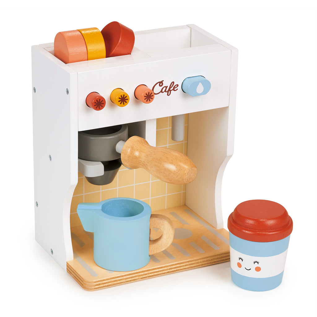 wooden barista coffee toy mentari