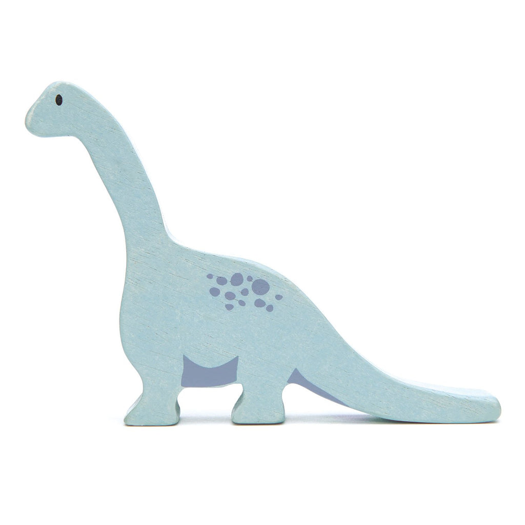 Tender Leaf wooden dinosaur toy in blue