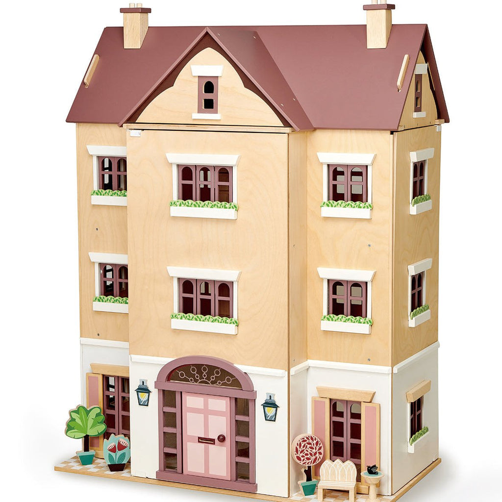 Tender Leaf wooden large dolls house fantail hall