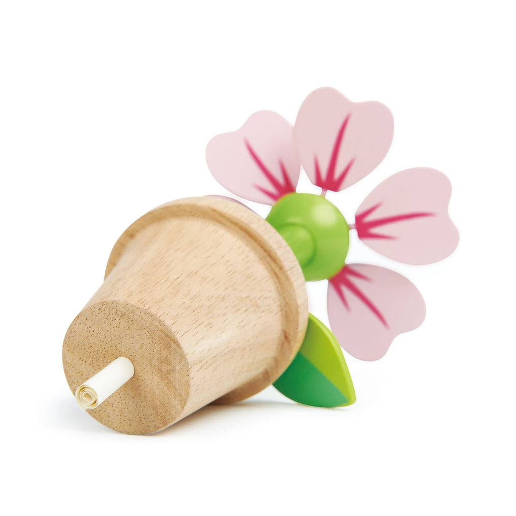 Tender Leaf wooden toy flower pot