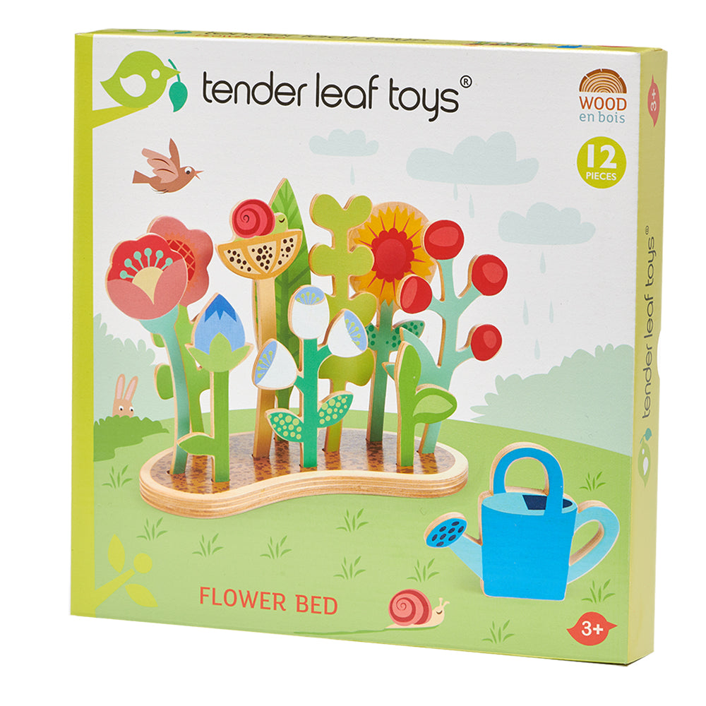 Tender Leaf wooden toy flower bed