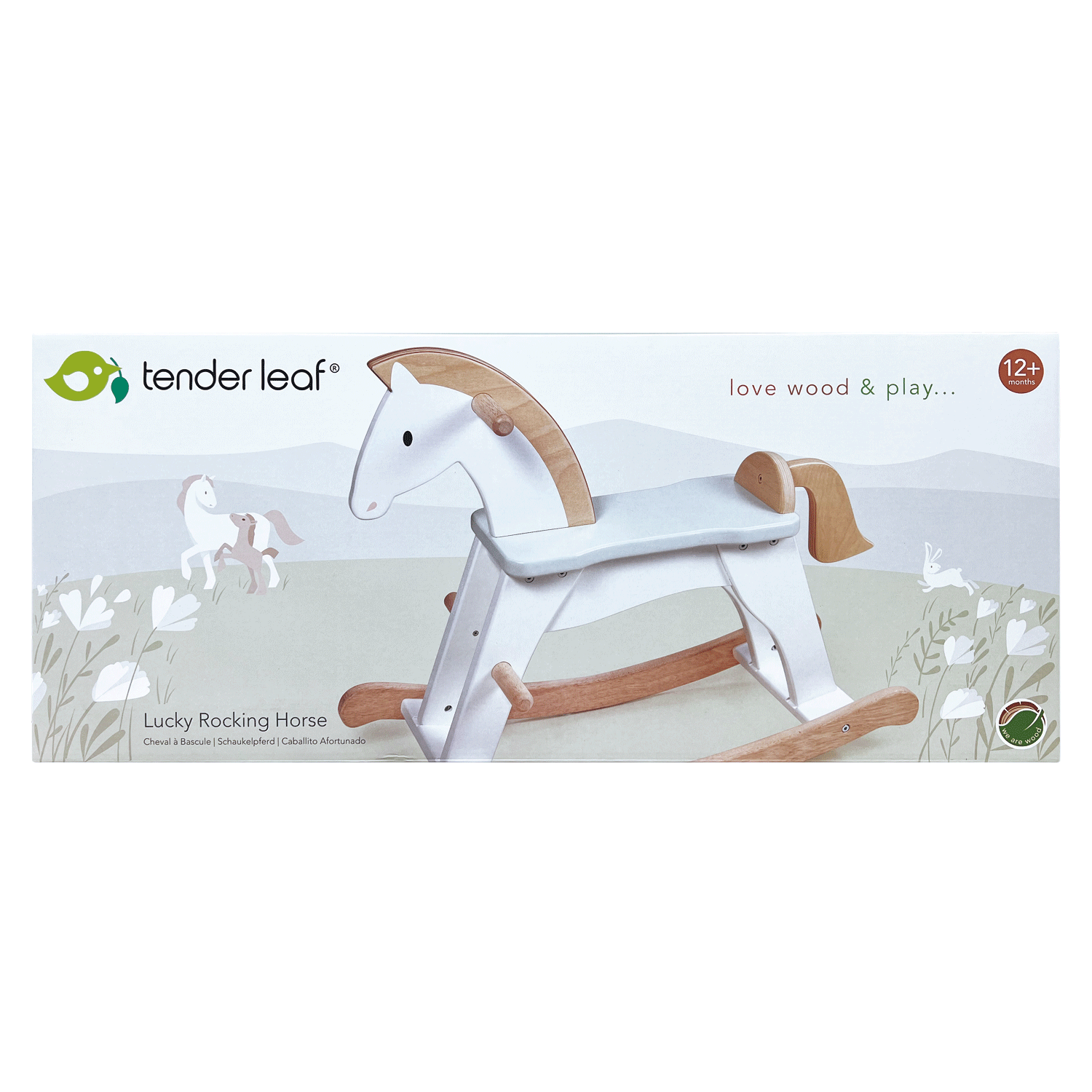 Tender Leaf Toys Wooden Lucky Rocking Horse Tenderleaf Toys