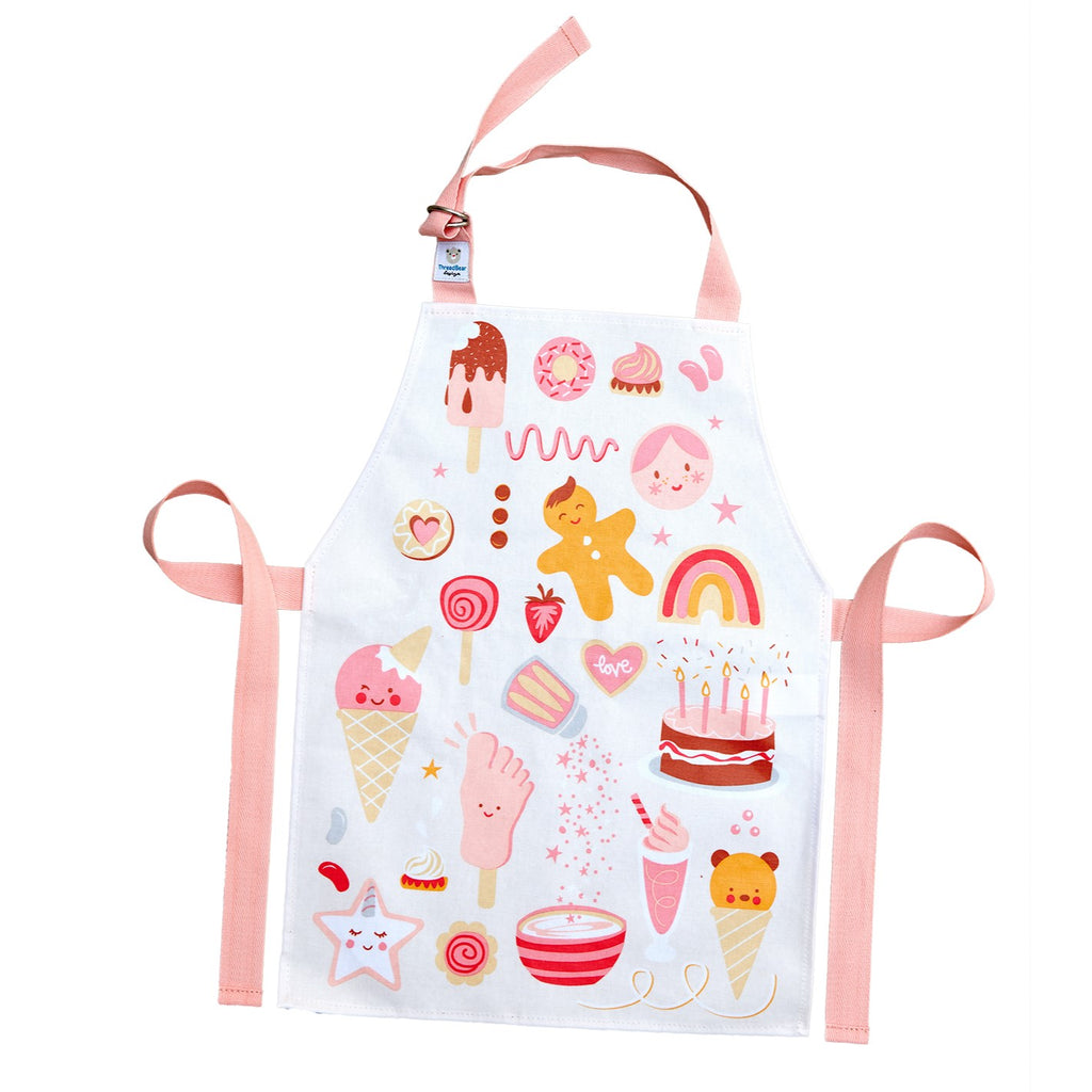 sweet treats baking apron for children